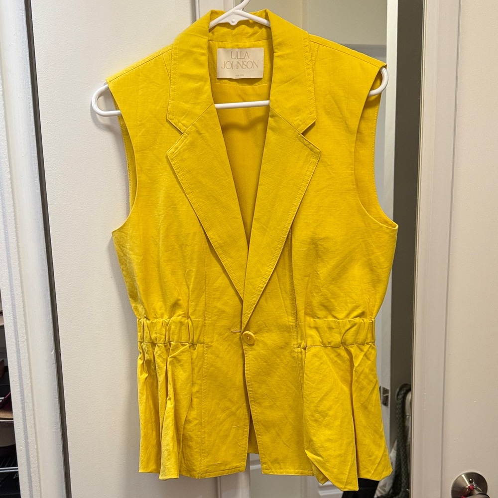 Ulla Johnson Vibrant Yellow Vest